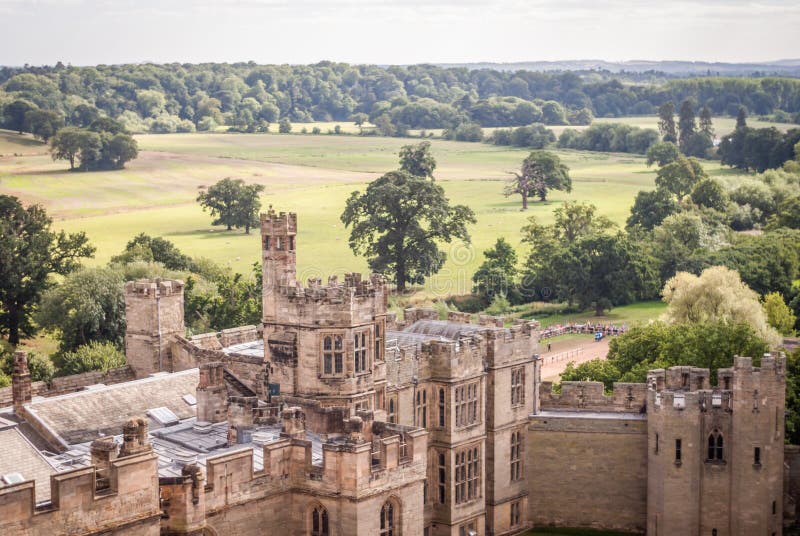 Warwick Castle royalty free stock photography