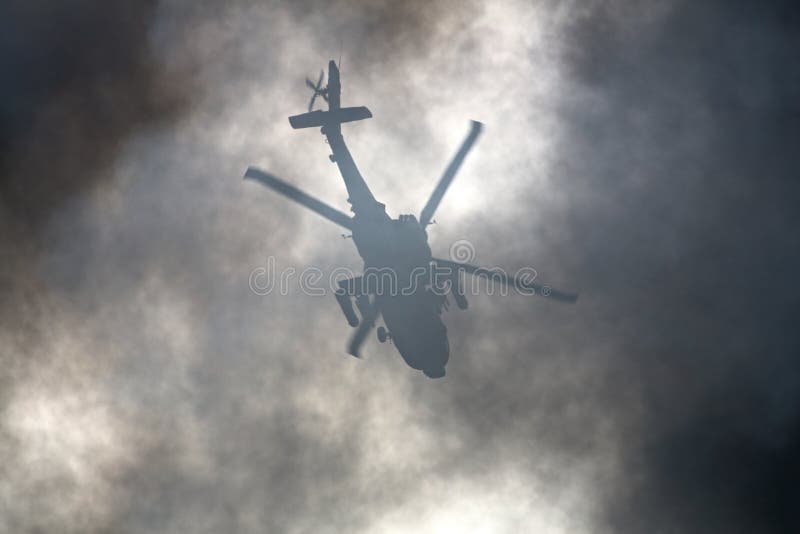Warzone helikopter arkivbilder Warzone helikopter arkivbilder