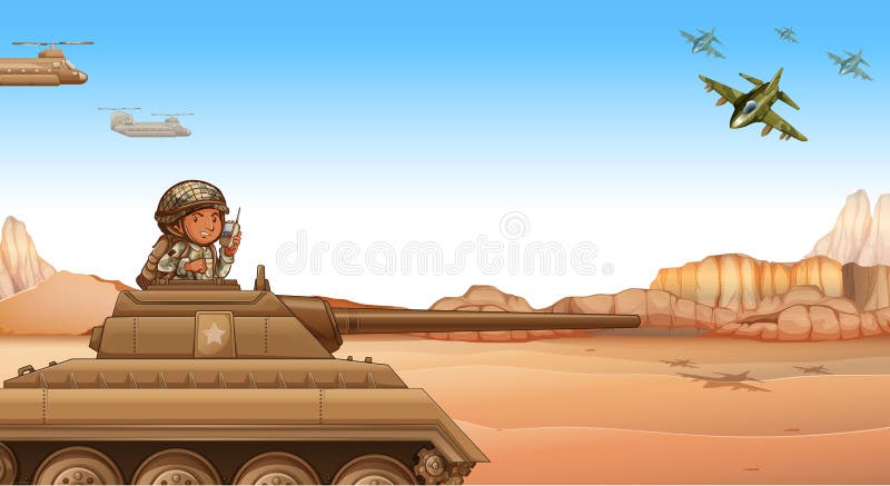 Warzone stock vector. Illustration of shooting, cartoon - 56931084