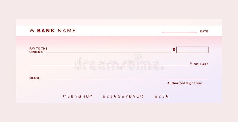 Signed Blank Bank Check Mockup - Fake Check. This was made using digital editing software, and also using A. I.