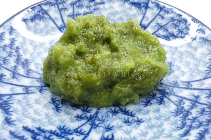 Wasabi on dish stock photo. Image of ingredient, healthy 57569132