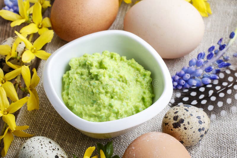 Wasabi Mustard Sauce in a White Bowl Stock Image Image of bowl, natural 53689943