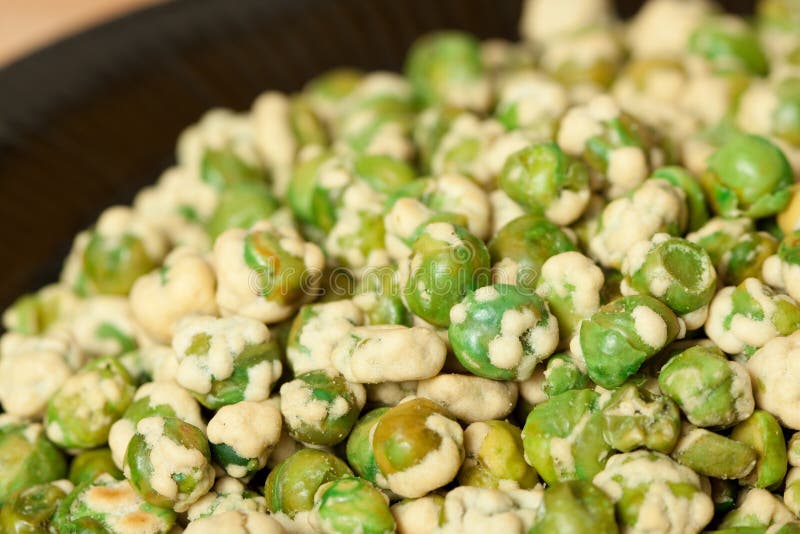 Wasabi peas stock photo. Image of macro, wasabi, crispy 14928176