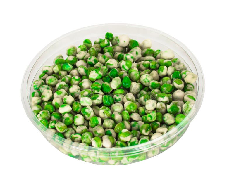 Wasabi Peas stock photo. Image of isolated, legume, snack 30398360