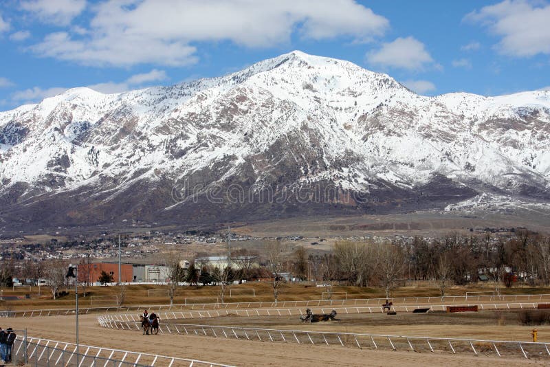Wasatch front mountains stock image. Image of fairground 29703925