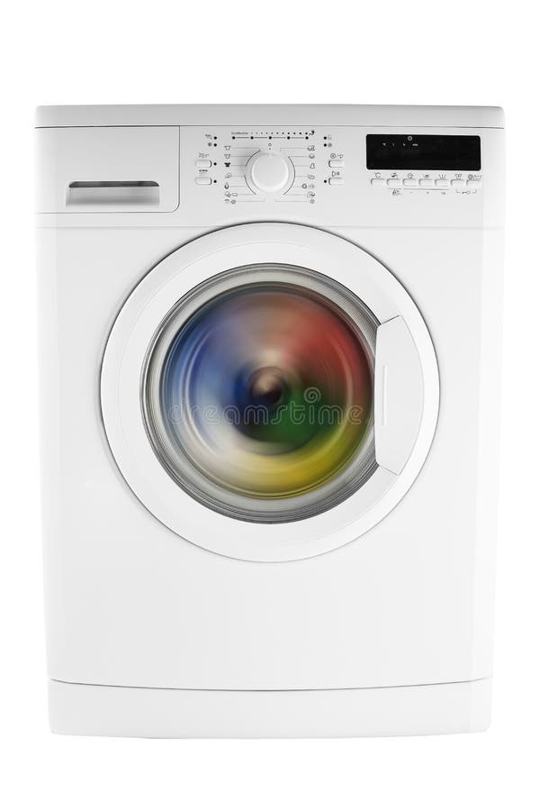 Waschmaschine getrennt lizenzfreies stockfoto