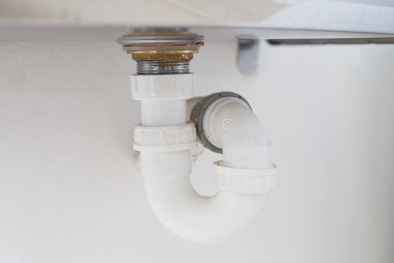 Washbasin Drain at the Bathroom Stock Image Image of sink, washbasin