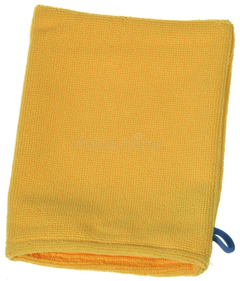 Washcloth stock photo. Image of yellow, hygiene, isolated 8821574