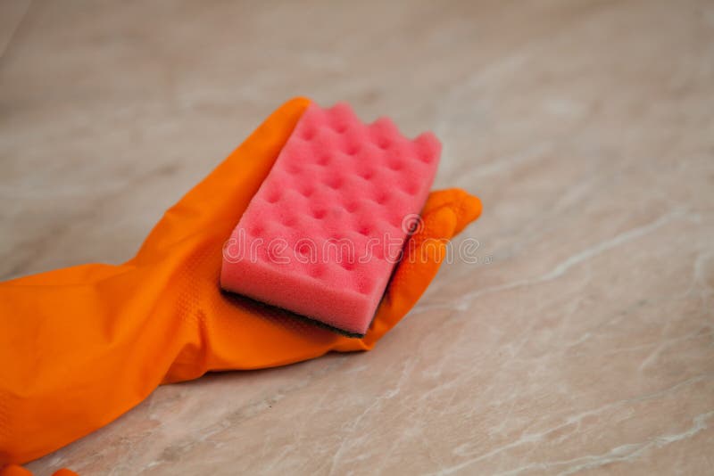 Washcloth for Washing Dishes in Hand , Stock Image Image of clean