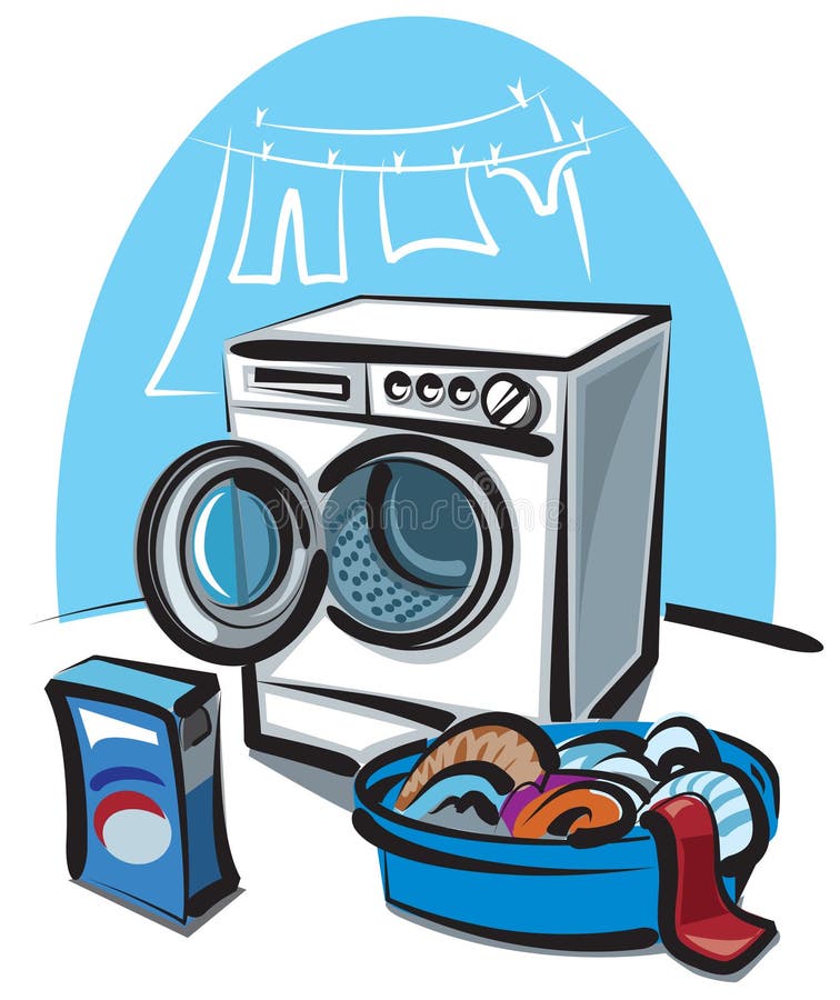 Washer and Dryer stock image. Illustration of machine - 8462799