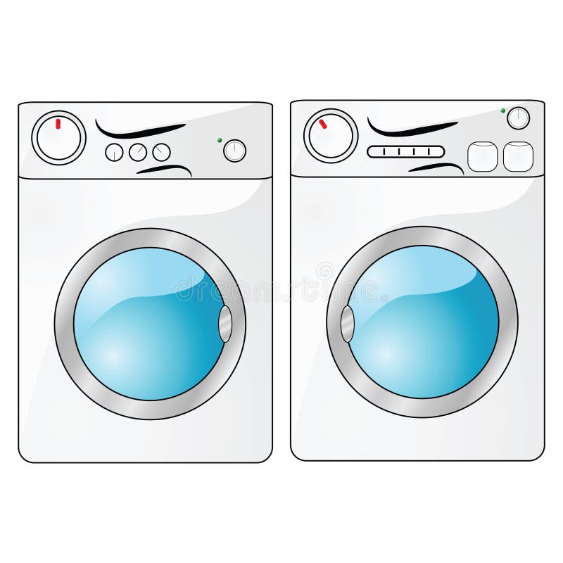 Washer and dryer. 