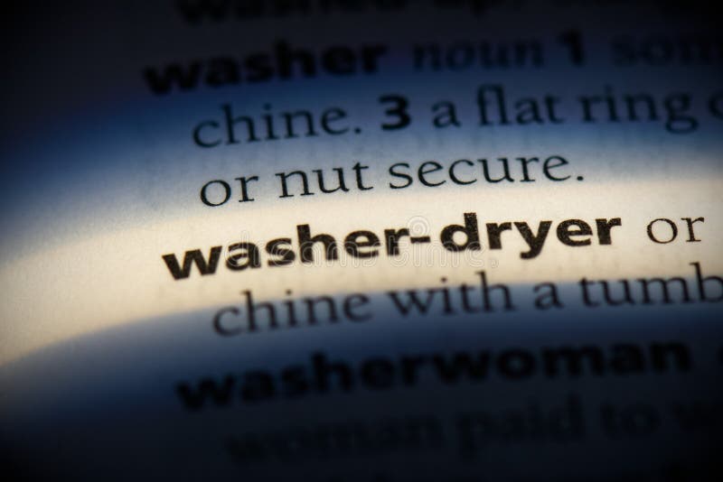 Washerdryer stock image. Image of linguistic, highlight 161576803
