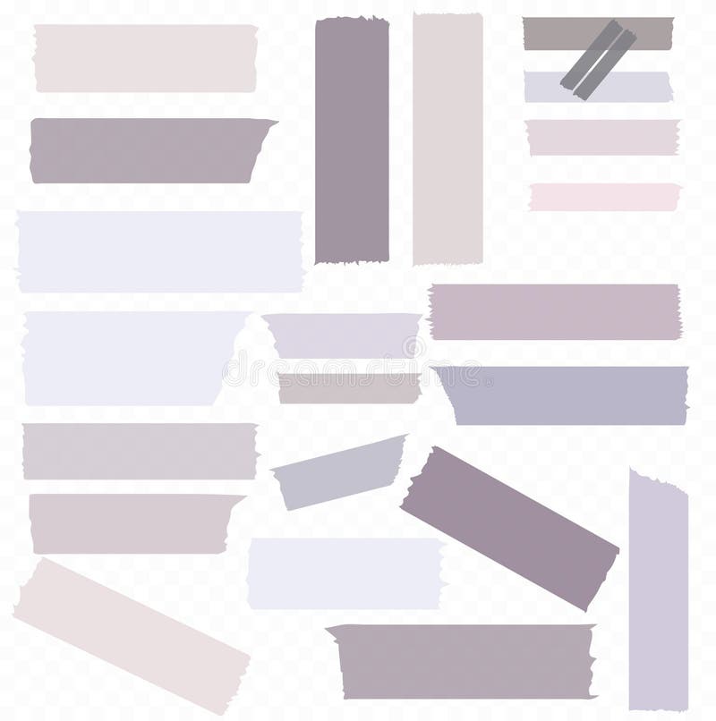 Ultra Violet Lavender Purple Washi Tape Stock Vector (Royalty Free