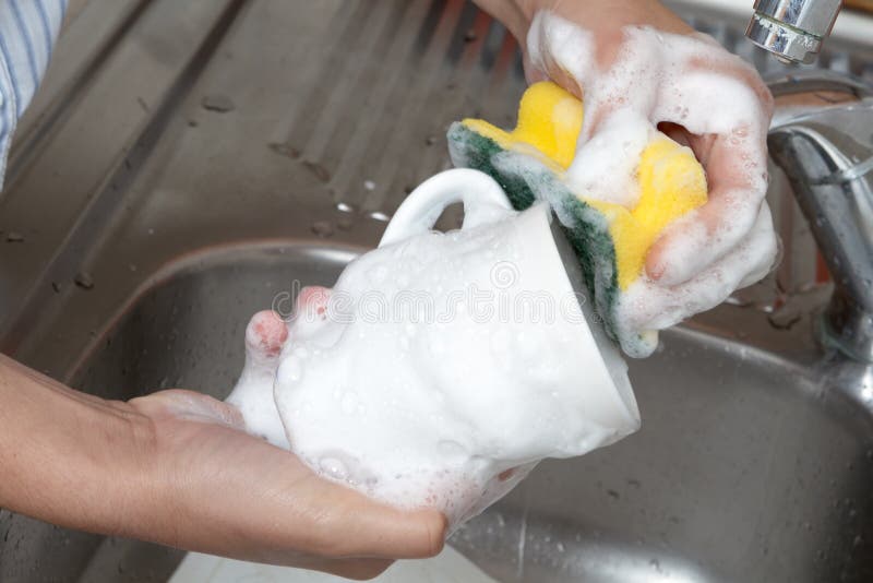 Washing cup stock image. Image of liquid, chore, food 35148655