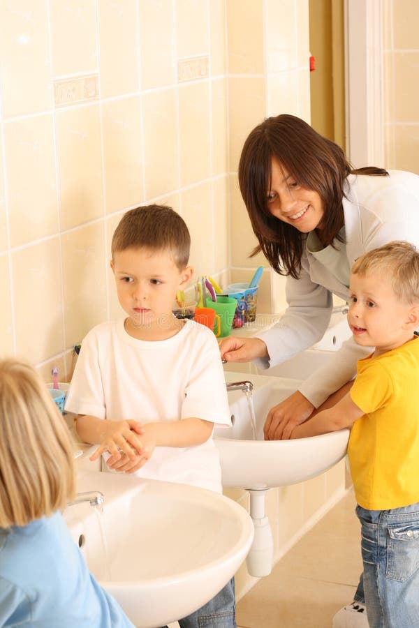 Washing hands