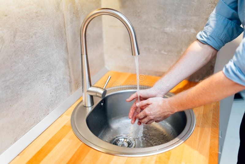 Washing Hands Keeps Bacteria Away Stock Photos Free & RoyaltyFree