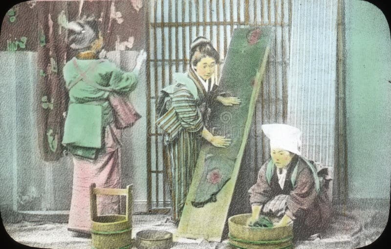 Washing Kimonos Picture. Image 222369216