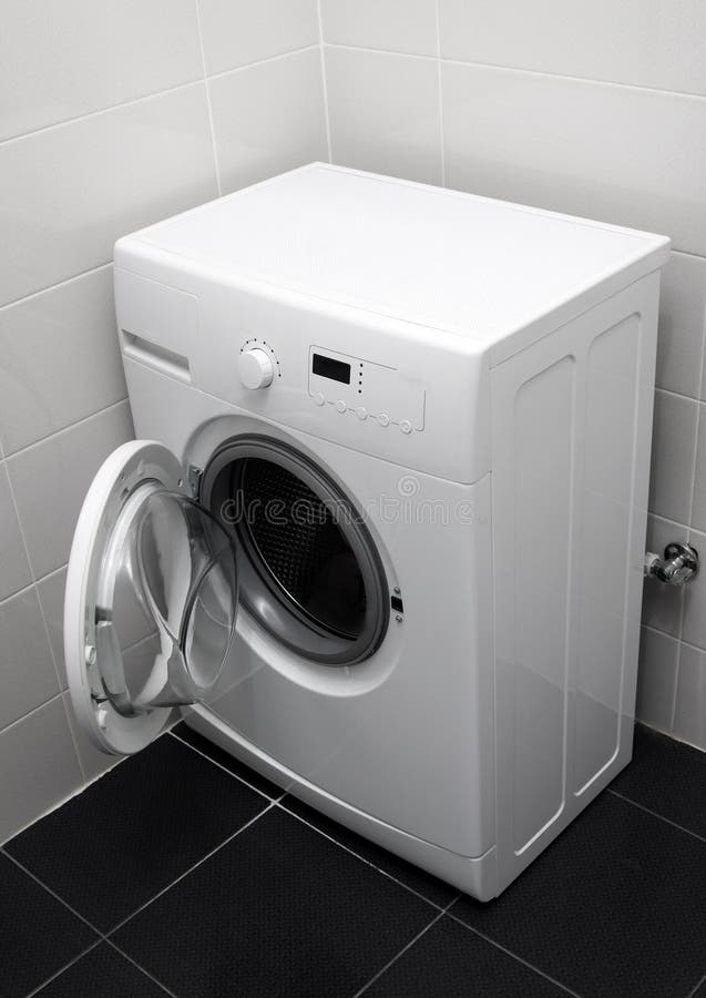 Washing machine stock photo. Image of clean, utility 55034956