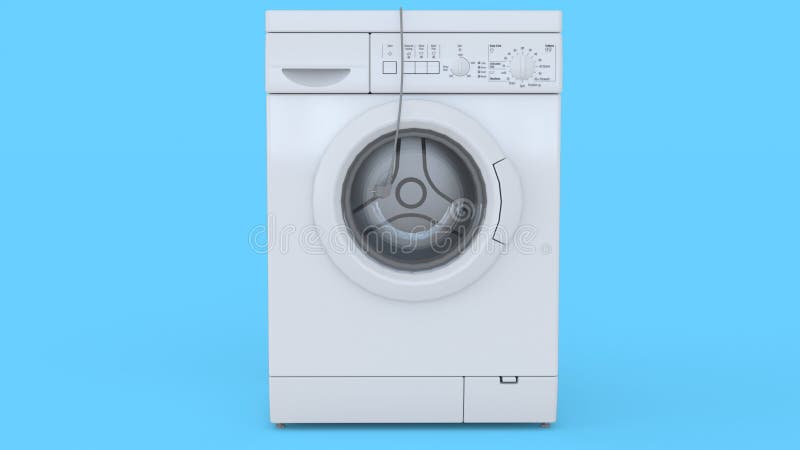 Washing machine vector illustration