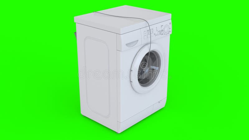Washing machine royalty free illustration