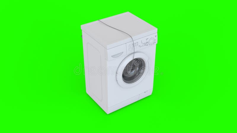 Washing machine vector illustration