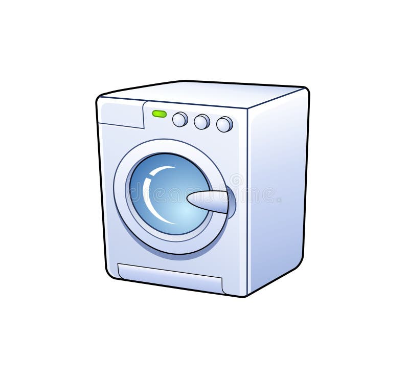 Washing machine icon stock illustration