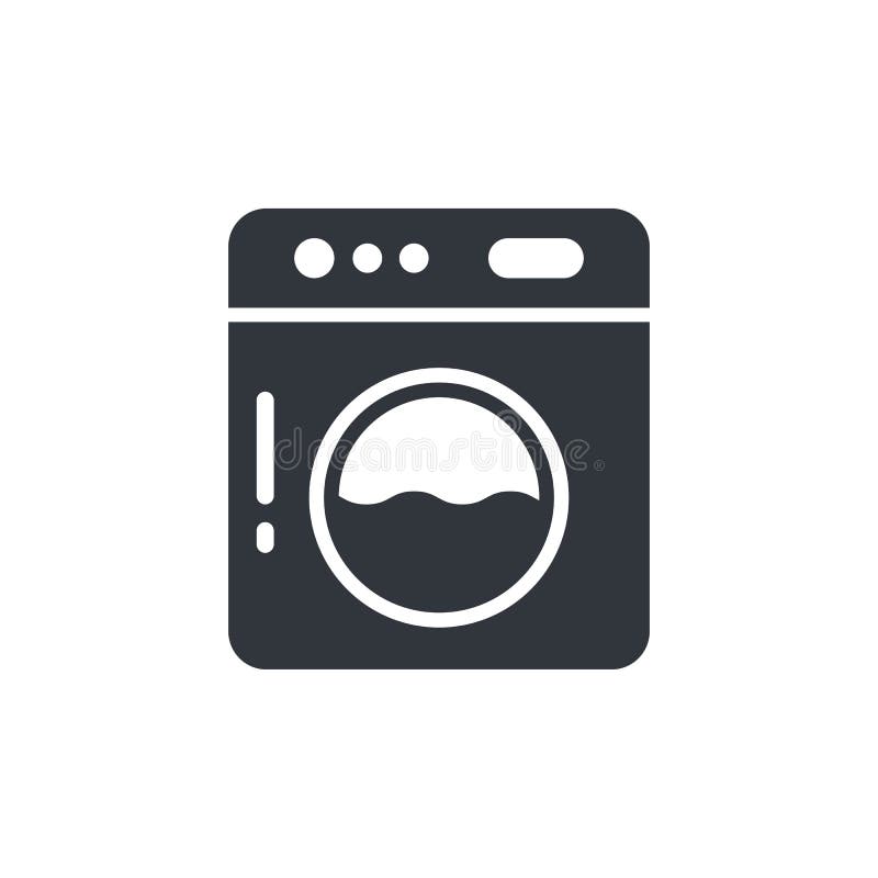 Washing machine logo stock vector. Illustration of icon 185783068
