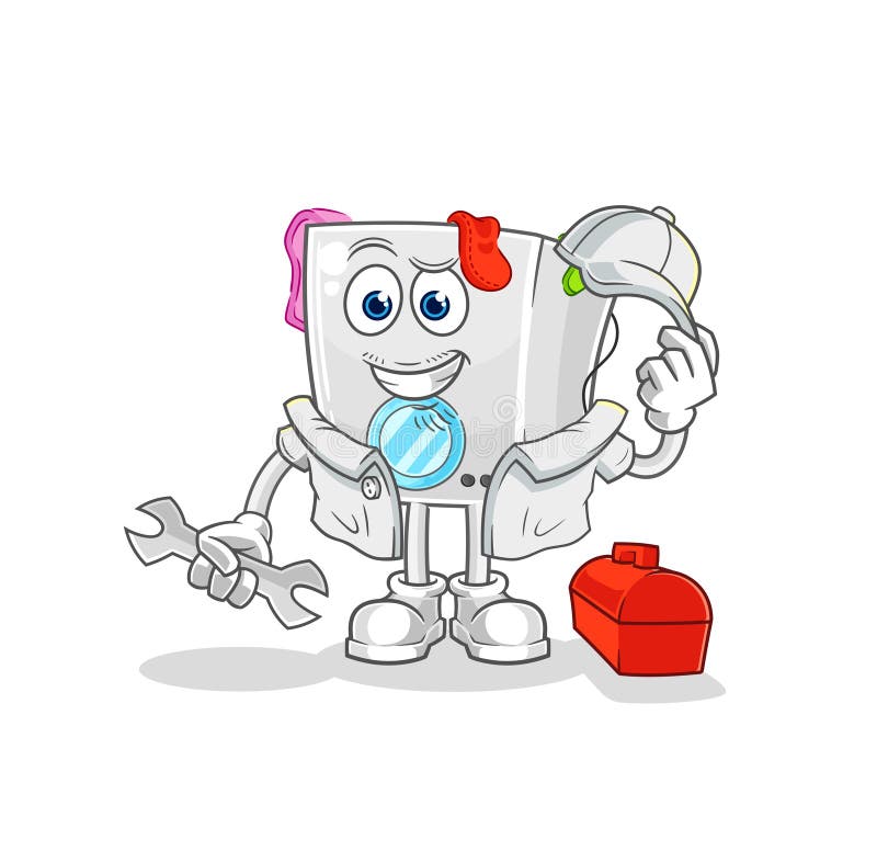 Cartoon Washing Machine Motor Stock Illustrations 97 Cartoon Washing