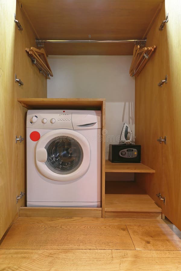 Washing Machine stock photo. Image of closet, enclosed 79020024