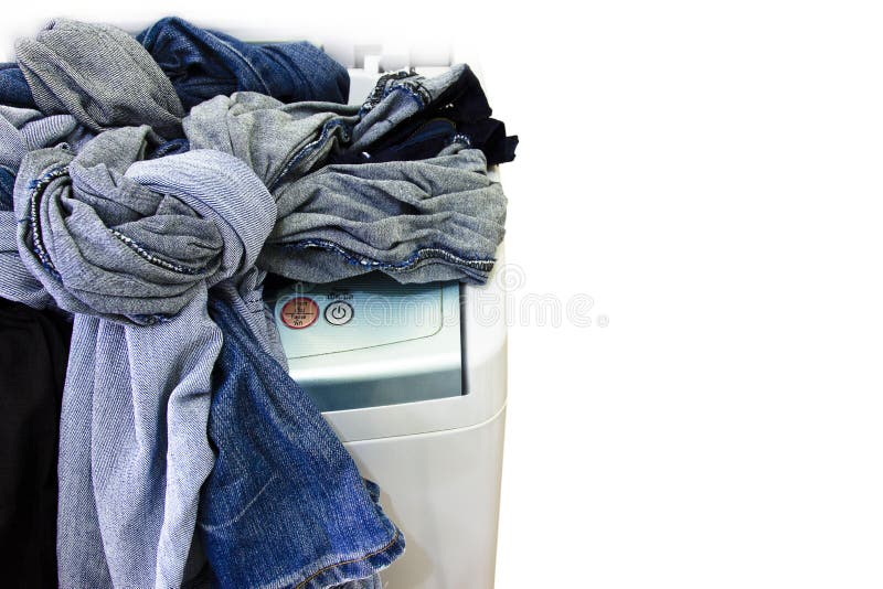Woman Wash Laundry Using Powder Detergent Stock Image ...