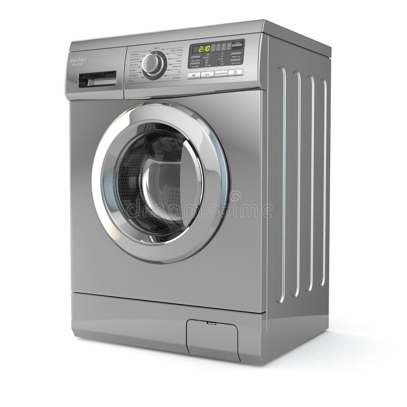 Washing machine. stock illustration
