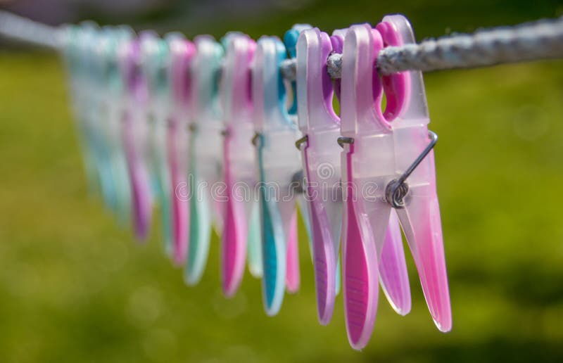 Washing Pegs stock image. Image of chore, wash, clean, laundry 979387