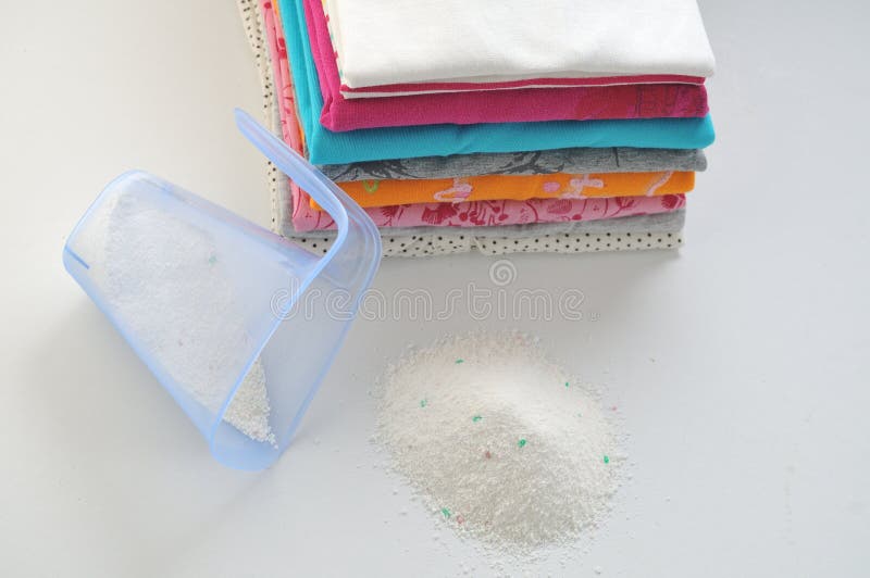 Washing Powder for Colored Fabrics Stock Image Image of clothing