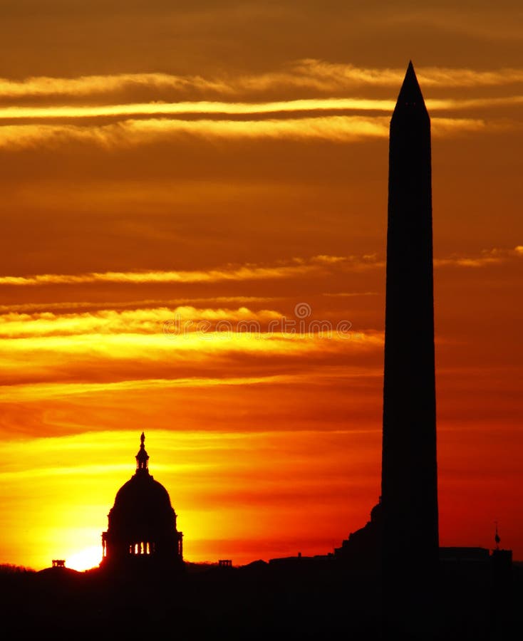 Washington, C.C - lever de soleil de matin