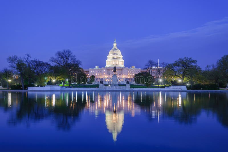 Washington capitol, washington dc, u. s. a royalty free stock image