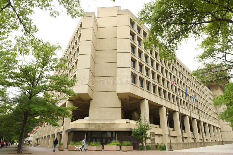 Washington, DC - 2 de junio de 2018: F.B.I., oficina federal de Investig fotos de archivo Washington, DC - 2 de junio de 2018: F.B.I., oficina federal de Investig fotos de archivo