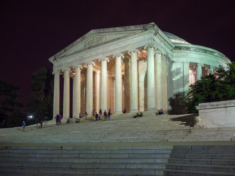 Washington DC, distrito de Columbia [Estados Unidos E.U., Thomas Jefferson Memorial, fundadores americanos, imagens de stock Washington DC, distrito de Columbia [Estados Unidos E.U., Thomas Jefferson Memorial, fundadores americanos, imagens de stock