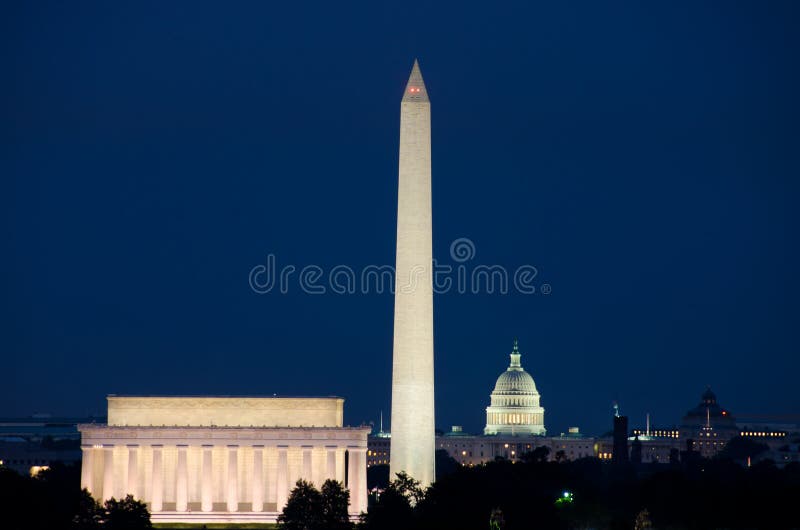 Washington DC, los E.E.U.U. - escena de la noche
