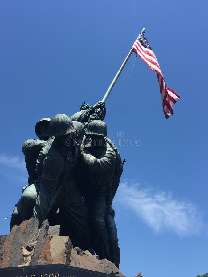 Washington et ses soldats photo stock Washington et ses soldats photo stock