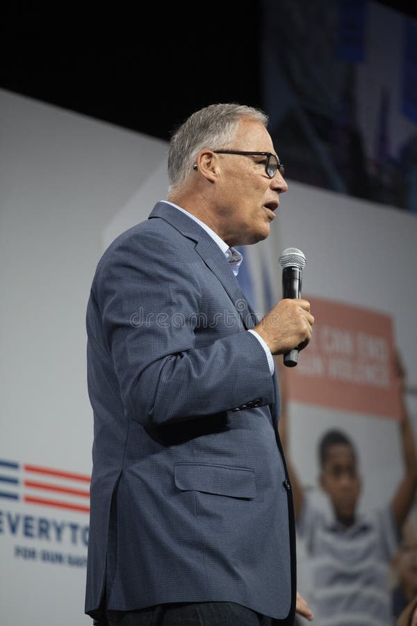 Washington Governon Jay Inslee stock photos Washington Governon Jay Inslee stock photos
