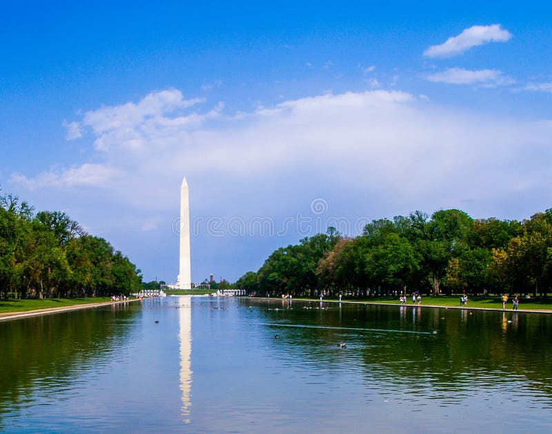 Washington Monument Reflecting Pool royalty free stock photo Washington Monument Reflecting Pool royalty free stock photo