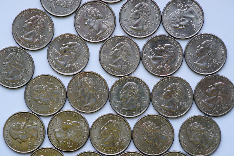 Washington Quarter- = Â-¼ Dollar stockfotos Washington Quarter- = Â-¼ Dollar stockfotos