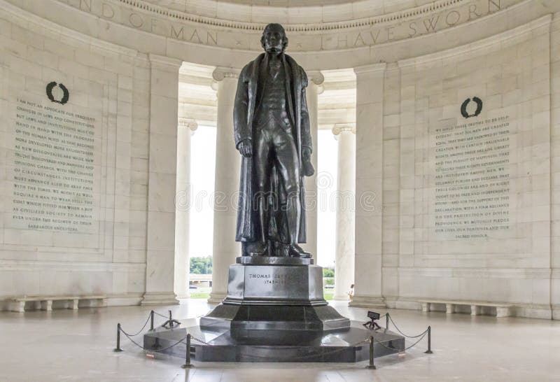 President Thomas Jefferson s Statue at the Jefferson Memorial in Washington DC