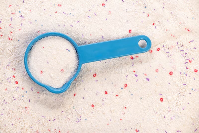 Waspoeder in het meten van kop royalty-vrije stock fotografie