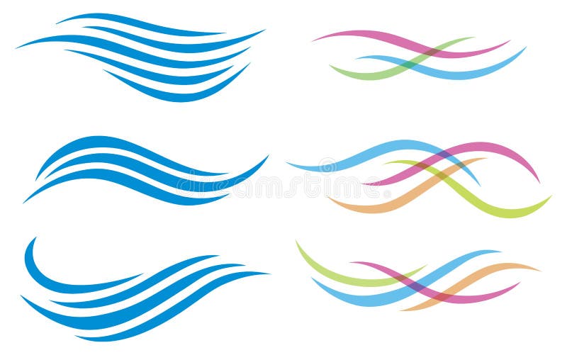 Wasser-Logo vektor abbildung Wasser-Logo vektor abbildung