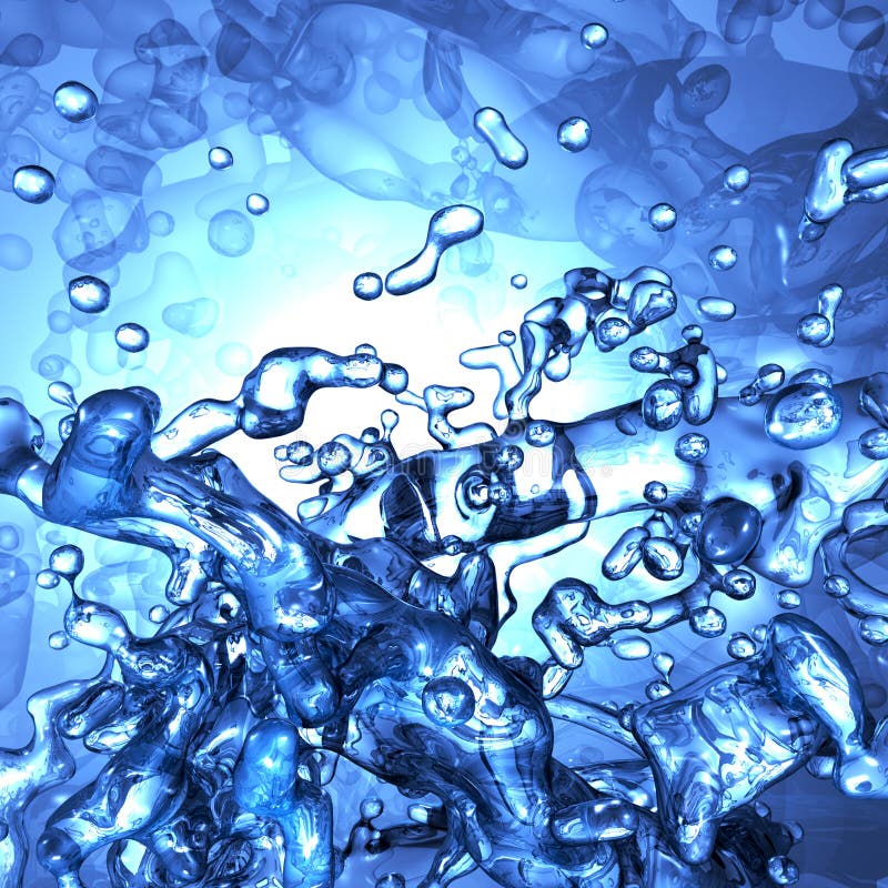 Wasser-Spritzen stock abbildung Wasser-Spritzen stock abbildung