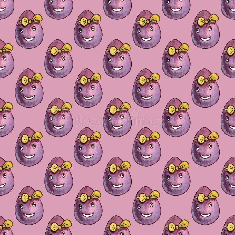 Wasserfarbene Osterset mit Kuchen, Blumen, Federn und Eiern Frühlingsurlaub Handgezeichnetes böhmisches Design im April vektor abbildung