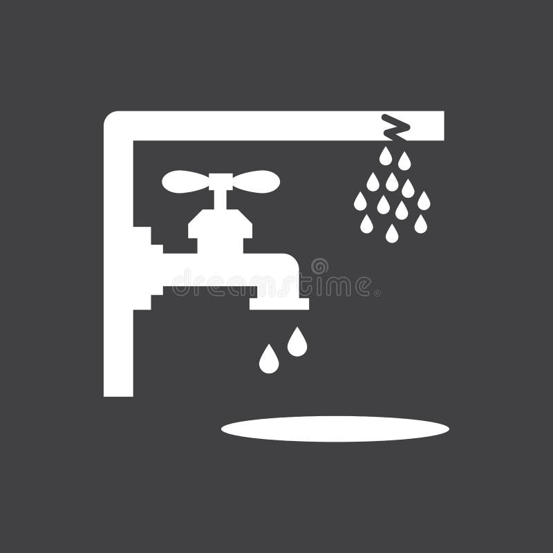 Rotes Sofa Des Wasserschadens Stock Abbildung - Illustration von