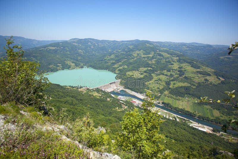 Hydroelectric Power Perucac Drina Dam Serbia. Hydroelectric Power Perucac Drina Dam Serbia