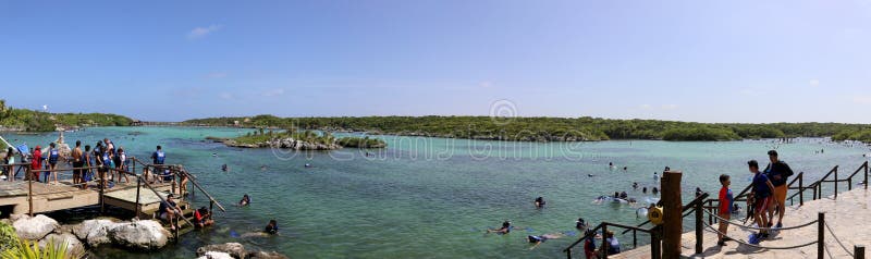 Wasserpark Xel ha stockfoto Wasserpark Xel ha stockfoto
